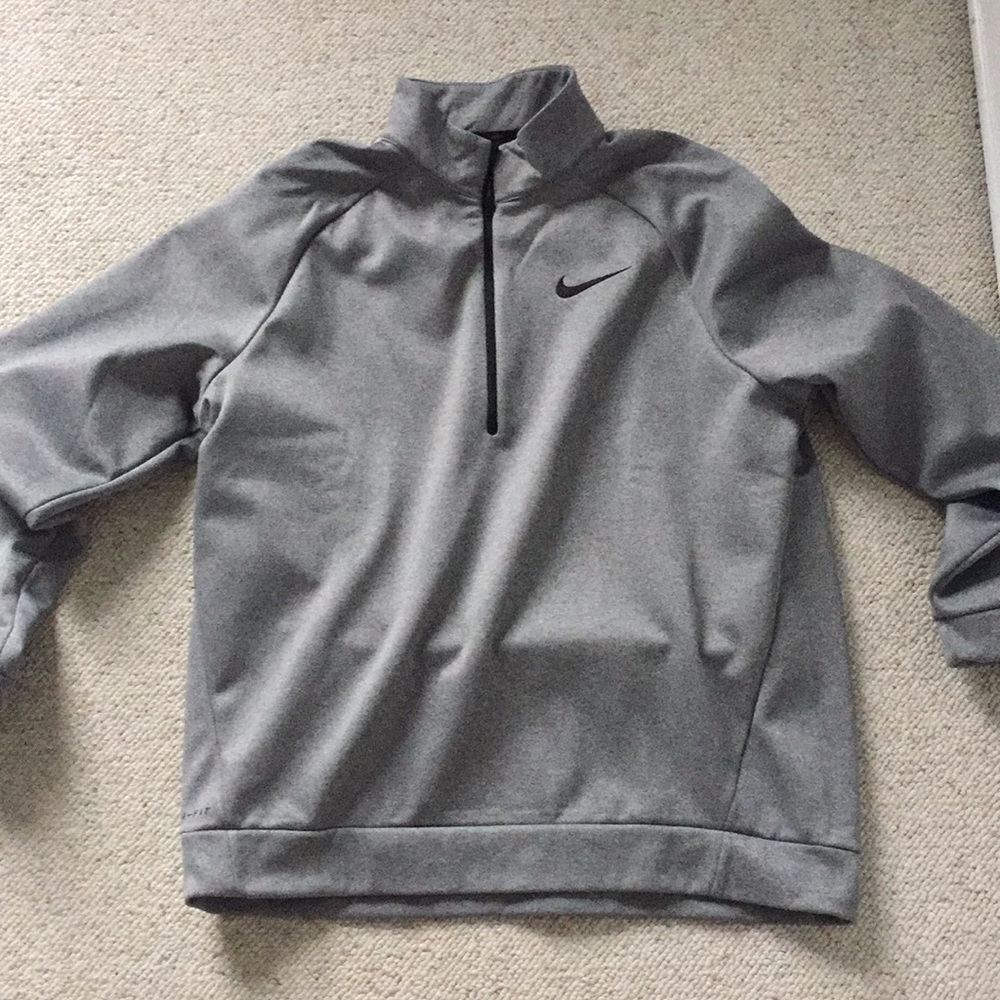 Nike dry fit pull over zip up